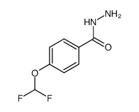 4-二氟甲氧基苯甲酸 肼结构式