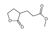 methyl 3-(2-oxooxolan-3-yl)propanoate结构式