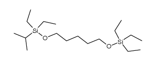 3,3,11,11-tetraethyl-2-methyl-4,10-dioxa-3,11-disilatridecane结构式