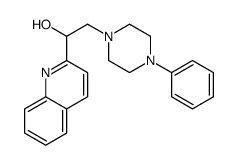 2-(4-phenylpiperazin-1-yl)-1-quinolin-2-ylethanol结构式