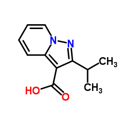 2-Isopropylpyrazolo[1,5-a]pyridine-3-carboxylic acid结构式