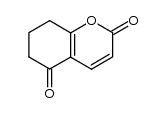 5-oxo-5,6,7,8-tetrahydrocoumarin结构式