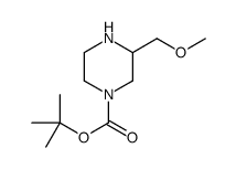 1-Boc-3-(MethoxyMethyl)piperazine结构式