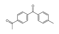 1-(4-(4-methylbenzoyl)phenyl)ethan-1-one结构式