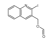 2-iodo-3-(hydroxymethyl)quinoline formate ester结构式