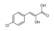 3-(4-chlorophenyl)-2-hydroxyprop-2-enoic acid结构式