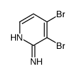 2-Amino-3,4-dibromopyridine结构式