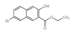 3-羟基-7-溴-2-萘甲酸乙酯结构式