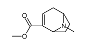 methyl 8-methyl-8-azabicyclo[3.2.1]oct-3-ene-4-carboxylate结构式