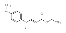 (E)-ETHYL 4-(4-METHOXYPHENYL)-4-OXOBUT-2-ENOATE结构式
