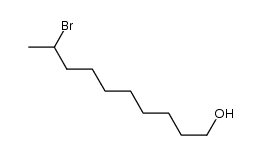 9-bromodecanol结构式