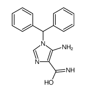 5-amino-1-benzhydrylimidazole-4-carboxamide结构式