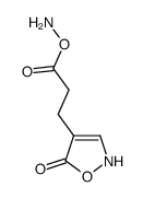 beta-(isoxazolin-5-on-4-yl)alanine结构式