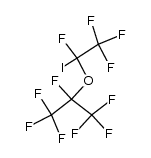 1,1,1,2,3,3,3-heptafluoro-2-(1,2,2,2-tetrafluoro-1-iodoethoxy)propane结构式