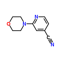 2-吗啉-4-基-异烟腈结构式