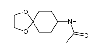 N-(1,4-Dioxaspiro[4.5]dec-8-yl)acetamid结构式