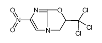 3-nitro-7-(trichloromethyl)-6-oxa-1,4-diazabicyclo[3.3.0]octa-2,4-dien e结构式