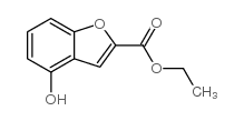 ethyl 4-hydroxybenzofuran-2-carboxylate结构式