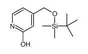 4-[[tert-butyl(dimethyl)silyl]oxymethyl]-1H-pyridin-2-one结构式
