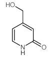 2-羟基吡啶-4-甲醇结构式