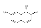 (1R,2S)-7-methyl-1,2-dihydronaphthalene-1,2-diol结构式