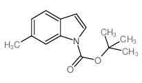 1-BOC-6-甲基吲哚结构式