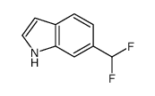 6-(difluoromethyl)indole结构式