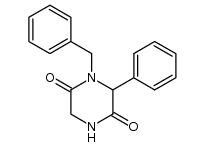 1-benzyl-6-phenyl-piperazine-2,5-dione结构式