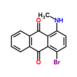1-甲氨基-4-溴蒽醌结构式