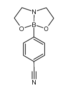 4,5,7,8-tetrahydro-2-(4'-cyanophenyl)-6H-[1,3,6,2]dioxazaborocane结构式