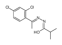 N-[1-(2,4-dichlorophenyl)ethylideneamino]-2-methylpropanamide结构式