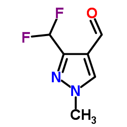 4-醛基-3-(三氟甲基)-1-甲基-1H-吡唑结构式