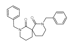 2,8-双(苯基甲基)-2,8-二氮杂螺[5.5]十一烷-1,7-二酮结构式