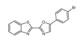 2-(benzothiazol-2-yl)-5-(4-bromophenyl)oxazole结构式