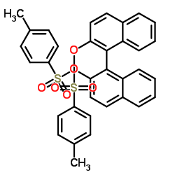 (S)-(+)-联萘酚二对甲苯磺酸酯结构式