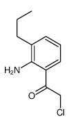 Ethanone, 1-(2-amino-3-propylphenyl)-2-chloro- (9CI)结构式