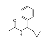 N-[cyclopropyl(phenyl)methyl]acetamide结构式