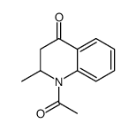 1-acetyl-2-methyl-2,3-dihydroquinolin-4-one结构式