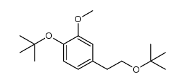 1-tert-butoxy-4-(2-tert-butoxyethyl)-2-methoxybenzene结构式
