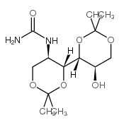 2-Deoxy-1,3:4,5-di-O-isopropylidene-2-oxamoylamino-D-mannitol结构式