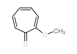 2-(甲基硫代)-2,4,6-环庚三烯-1-硫酮结构式