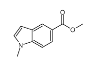1-甲基吲哚-5-羧酸甲酯结构式