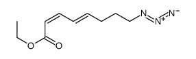 ethyl 8-azidoocta-2,4-dienoate结构式