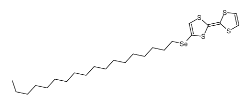 2-(1,3-dithiol-2-ylidene)-4-octadecylselanyl-1,3-dithiole结构式