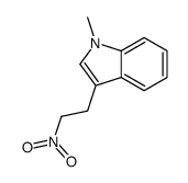 1-methyl-3-(2-nitroethyl)indole结构式