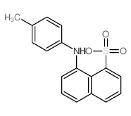 8-(对甲苯基)萘胺-1-磺酸结构式