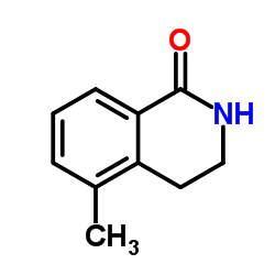 5-甲基-3,4-二氢异喹啉-1(2H)-酮结构式