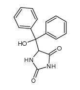 5-(hydroxydiphenylmethyl)-2,4-imidazolidinedione结构式