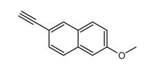 2-乙炔基-6-甲氧基萘结构式
