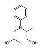 1-[N-(1-hydroxypropan-2-yl)anilino]propan-2-ol结构式